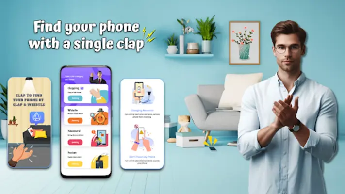 Find Lost Phone Clap, Whistle android App screenshot 13