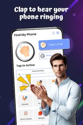 Find Lost Phone Clap, Whistle android App screenshot 8